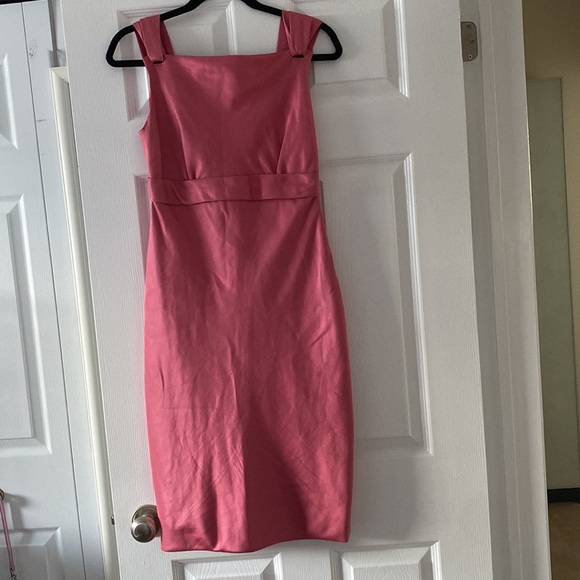 Saks Fifth Avenue Pink Empire Waist Dress Small - Picture 2 of 12